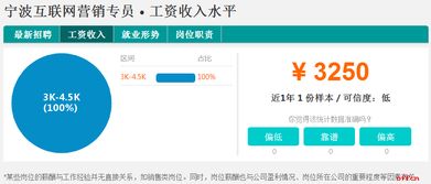 寧波互聯(lián)網(wǎng)營(yíng)銷(xiāo)專(zhuān)員工資待遇分析